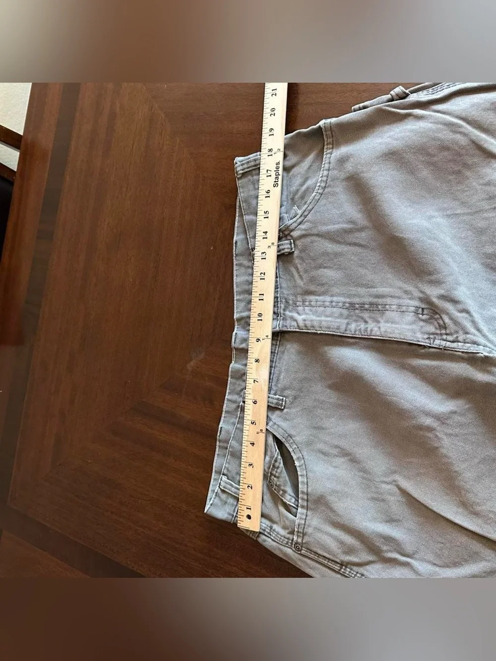 Vintage Dickies Carpenter Pants Beige Faded Workwear Men’s 36